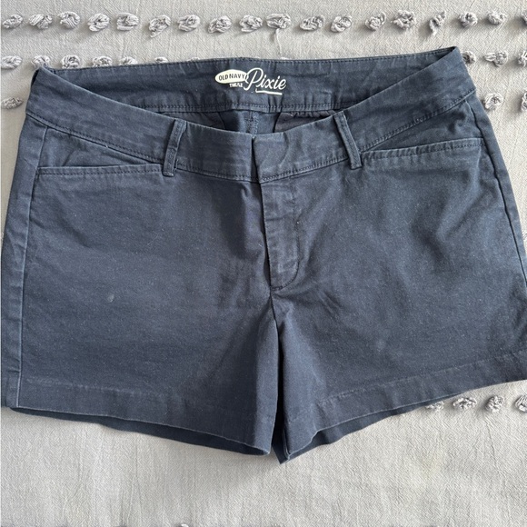 Striped Tan and Navy Shirt and Shorts Set - Picture 4 of 6